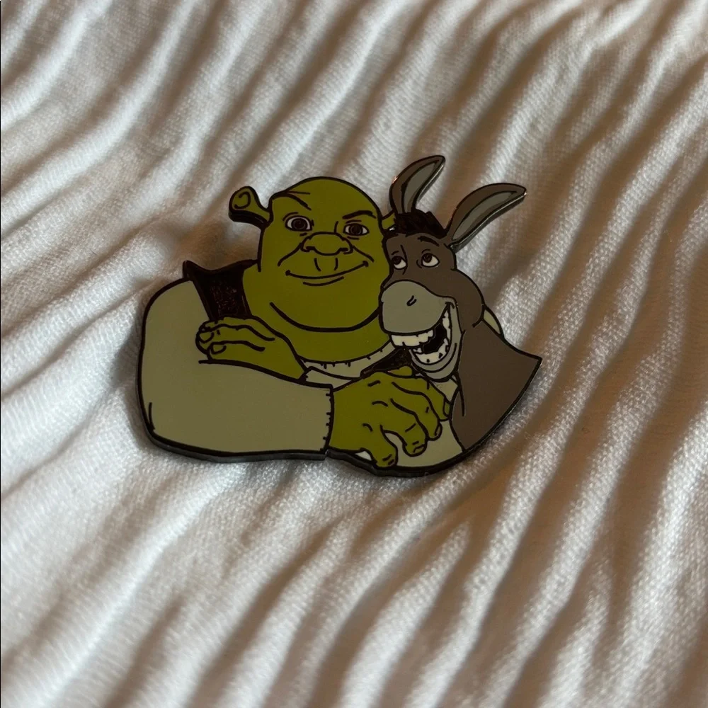 Universal Studios 2005 Shrek and Donkey vintage rare collectable pin - Picture 8 of 9